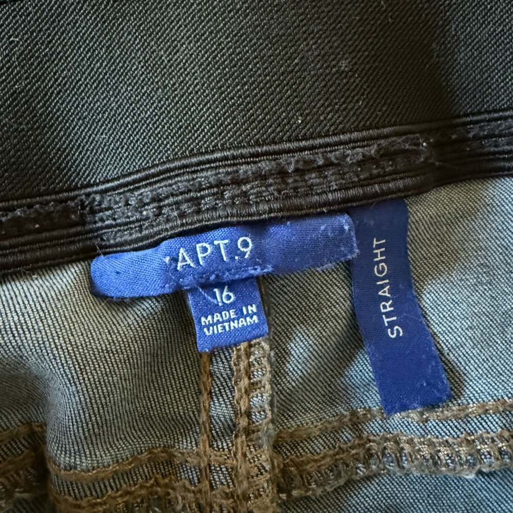 Apt. 9 Blue Straight-Leg Jeans - Picture 3 of 3